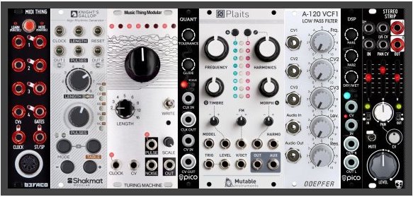 Screenshot des 'Beginner Generative' Setups auf Modular Grid