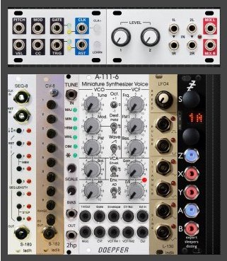 Screenshot des 'Beginner Small' Setups auf Modular Grid